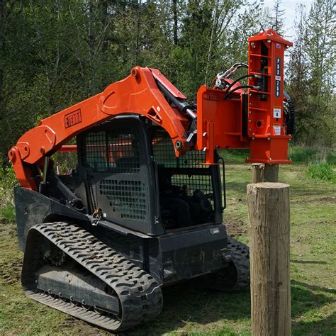 skid steer post driver rental georgia|skidsteer post driver attachment.